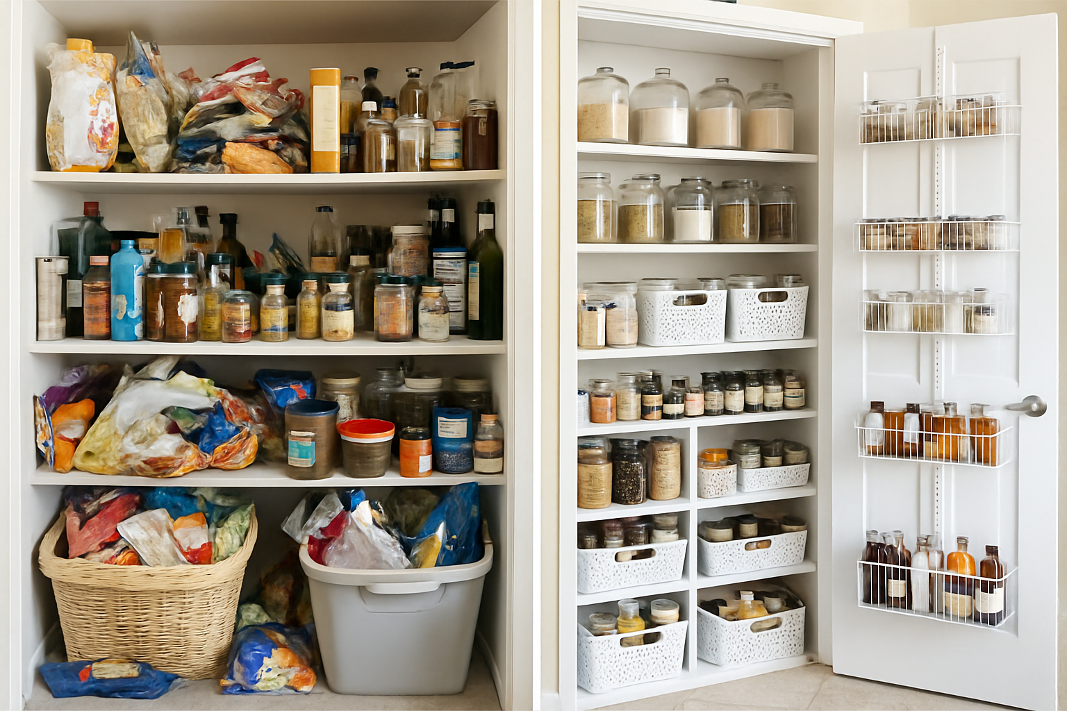 Pantry Organization Makeover